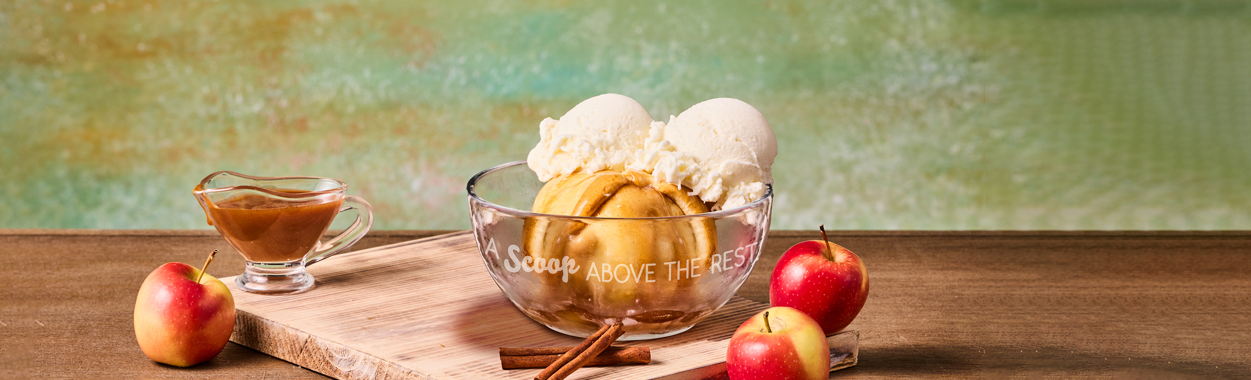Apple dumpling ice cream